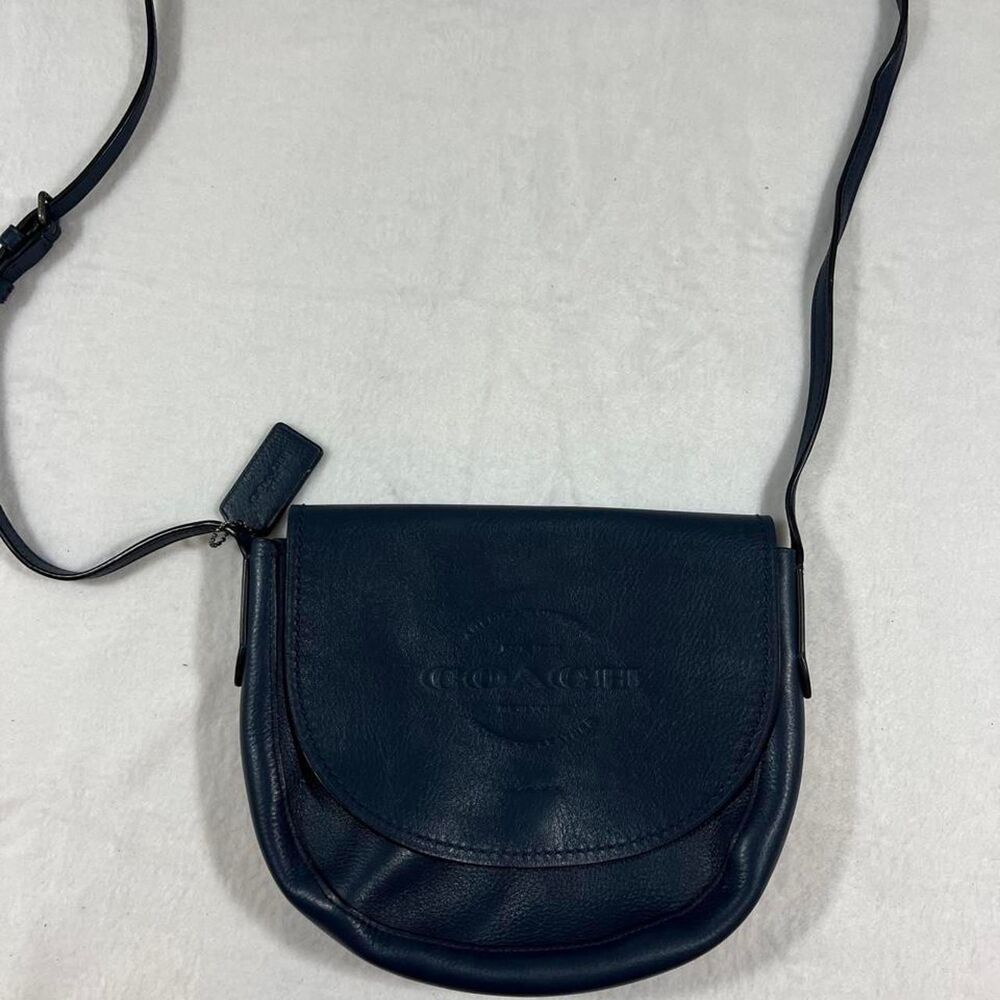 Coach Women's Navy and Blue Bag